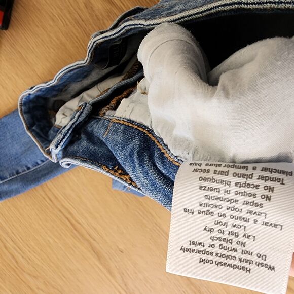 Judy Blue Jeans Skinny Fit Blue Womens Size 15/32 Stretchy Distressed Hippie - Picture 9 of 11